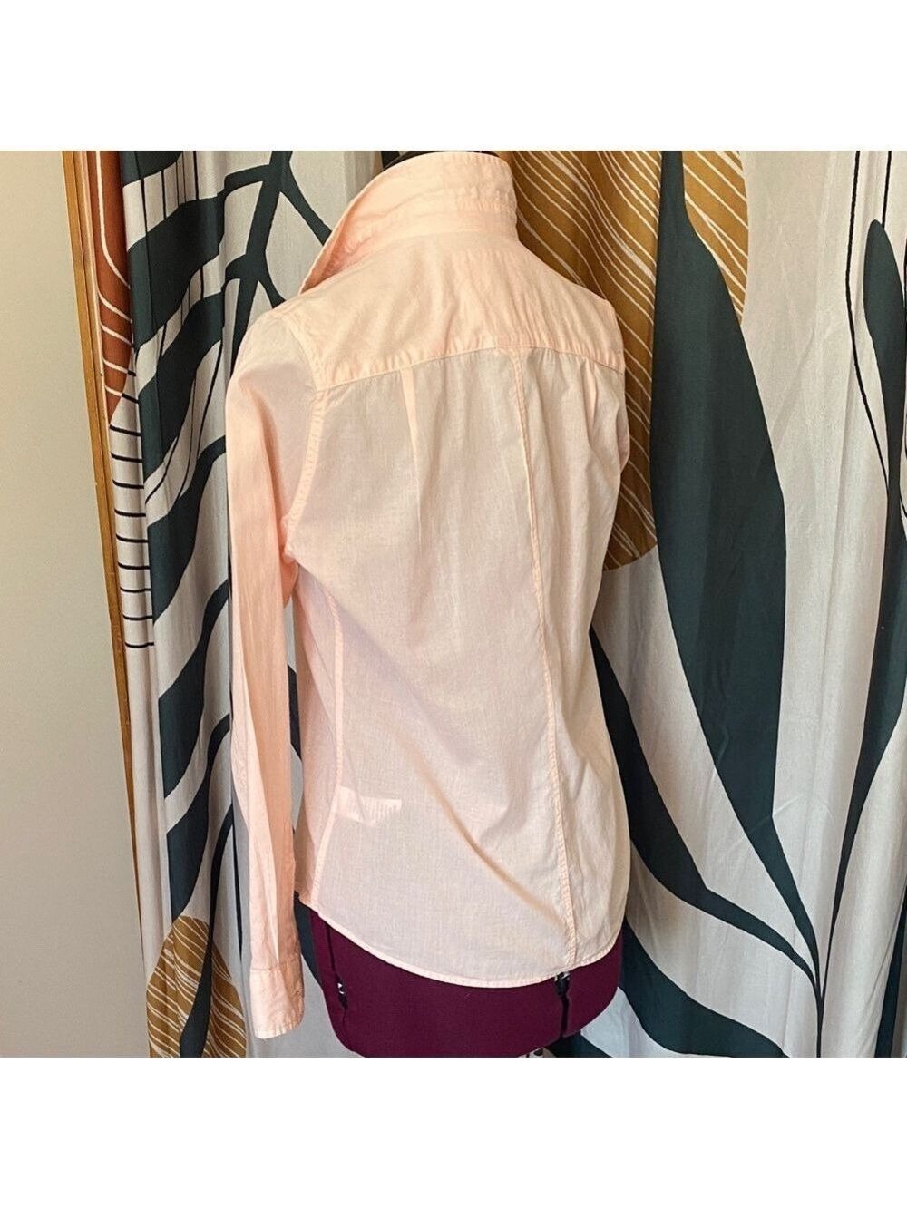 Frank & Eileen Light Peach Casual Button-Down Shirt - Picture 3 of 10